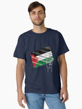 Gaza Peace Free Palestine Hand Peace Symbol Stop Genocide Classic Shirt T Shirt Clean Design