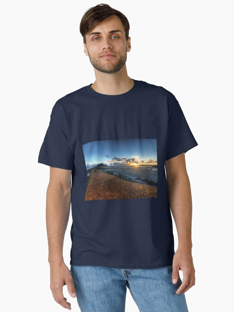 St s Mount Causeway Panorama Classic T Shirt T Shirt Generic Icon Style