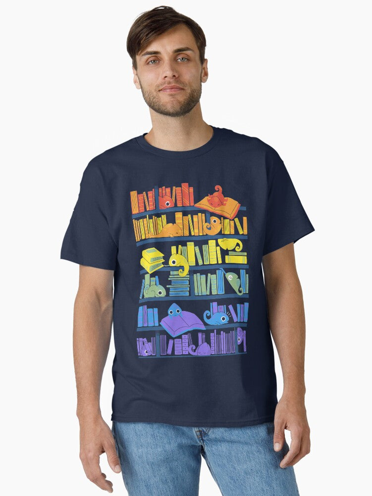 Chameleon s Library Classic T Shirt T Shirt Trending 2025 Hot Search US