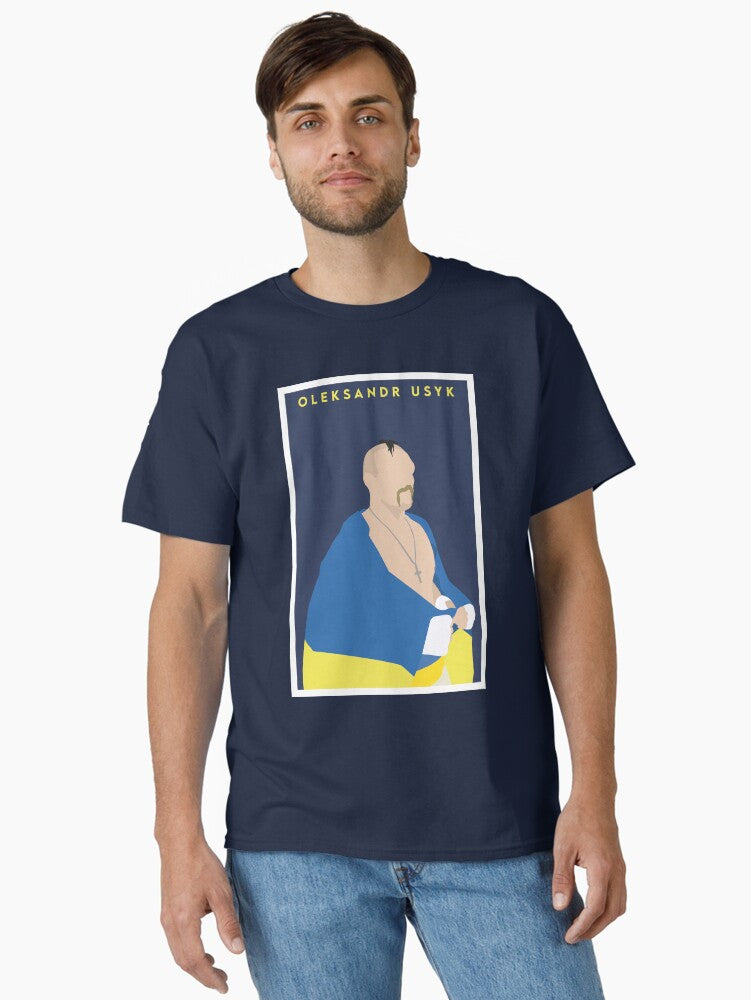 Oleksandr Usyk Ukraine Boxing Champion Classic T-shirt | Trendy Graphic Tee | Casual Unisex T-shirt
