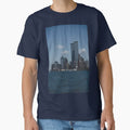 The World Trade Center, Twin Towers,New York Classic T-Shirt for Sale by timelessfancy