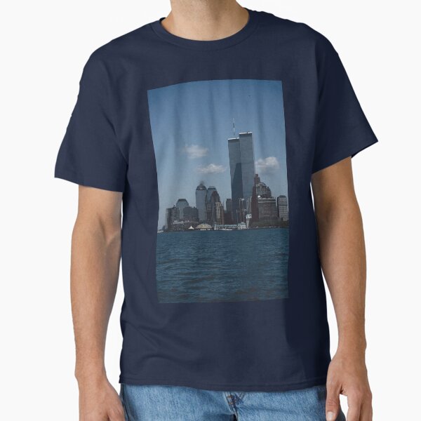 The World Trade Center, Twin Towers,New York Classic T-Shirt for Sale by timelessfancy
