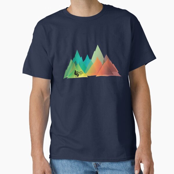MTB Mountains COlors Classic T-Shirt for Sale by tabemisa