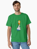 Homer in the bushes Classic T-Shirt | Premium Unisex T-Shirt, Trending Graphic Tee