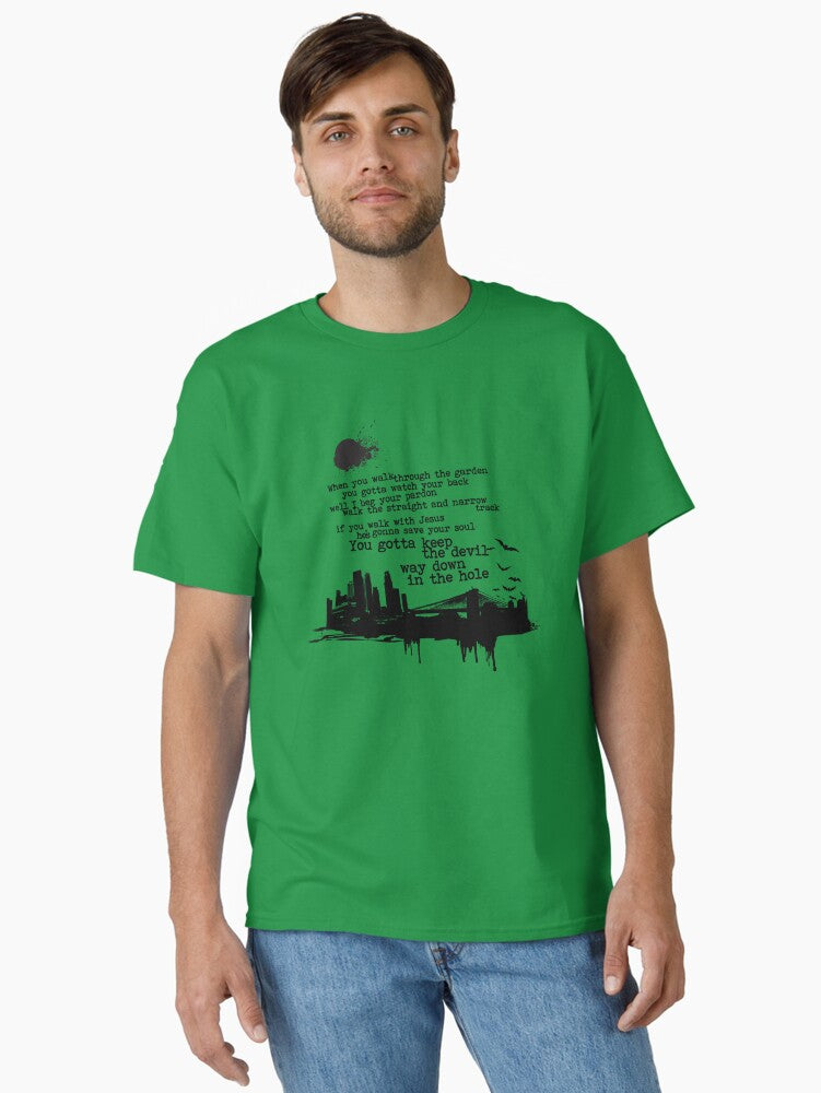 Way Down In The Hole The Wire Dark Classic Shirt T Shirt Premium Print