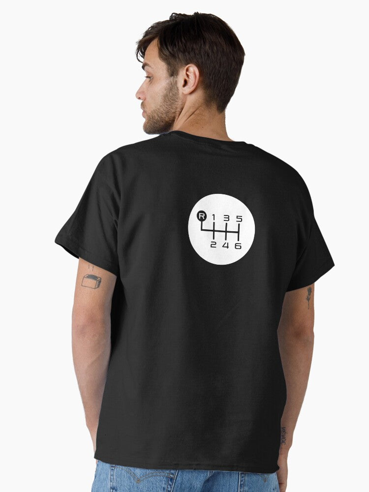 6 Speed Manual Transmission Shift Pattern Classic T Shirt T Shirt Trending US Gift Ready