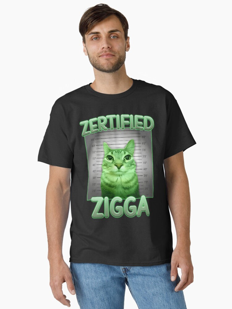 Funny Alien Brainrot Cat Meme Gift Classic T Shirt T Shirt Streetwear Style US Top Pick