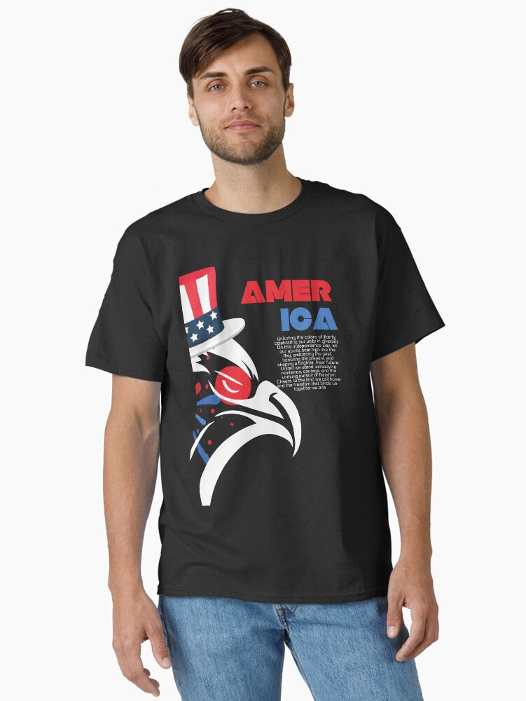 America eagle bandana Classic Shirt T Shirt US Trend
