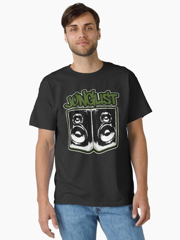Junglist Camo Boombox2 Classic T Shirt T Shirt Aesthetic Fit Hot Search US