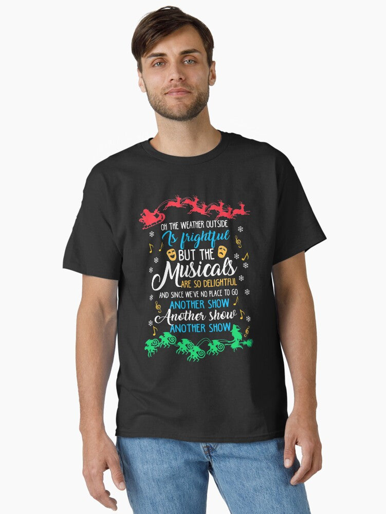 Christmas Theatre Gift Theatre Lover Gift Christmas Gift for an Actor Actress Classic T Shirt T Shirt Trending 2025 Stre