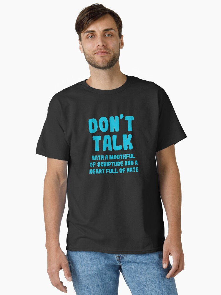 Mouthful of Scripture and a Heart Full of Hate Classic Shirt T Shirt US Market