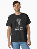Thinking About My Plans Funny Gardening Botanical Nature Gift Classic T Shirt T Shirt Premium Print