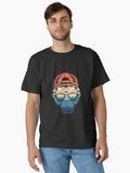 Looking cool with that hat and sunglasses Nice style Classic Shirt T Shirt Minimal Style
