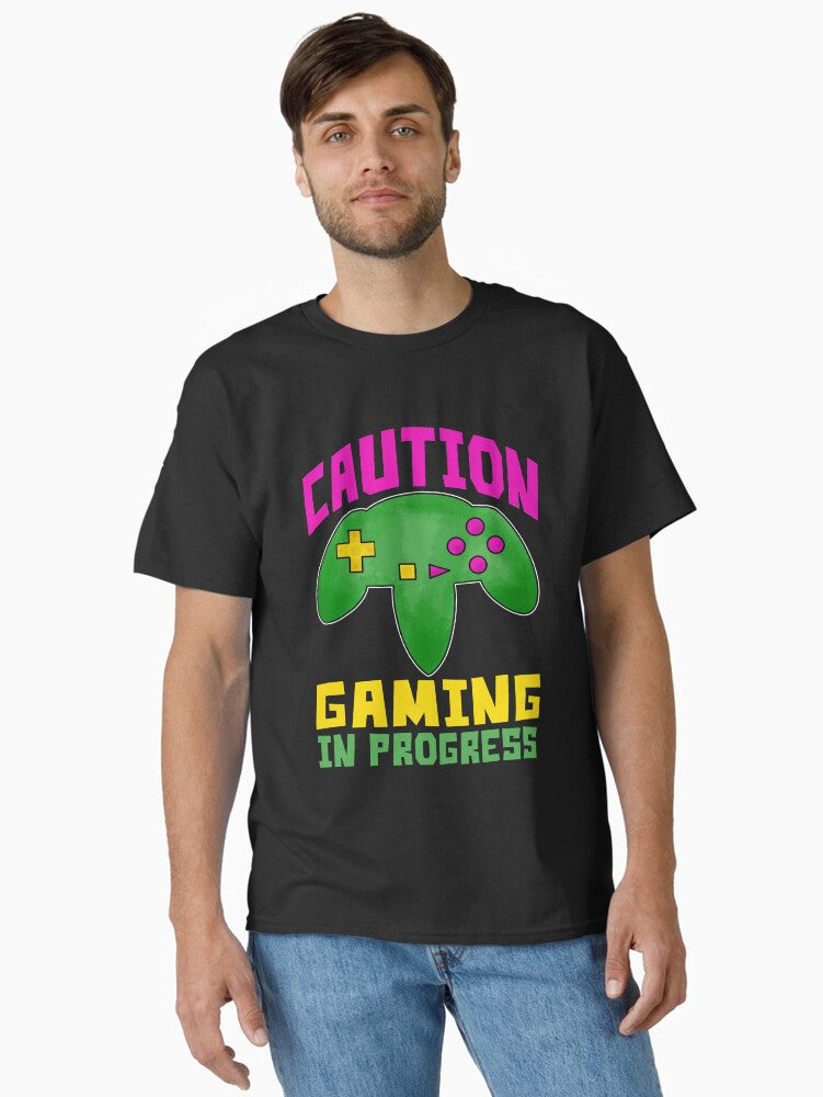 Gamer Geek Funny Boy Girl Play Video Gaming Classic Shirt T Shirt Everyday Wear