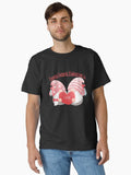 Funny Gnome Valentine Classic Shirt T Shirt US Market