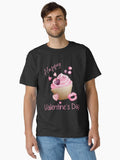 HAPPY VALENTINE DAY CUPCAKE SWEETS CANDY HEARTS LIPS KISSES Classic Shirt Ceramic Mug US Market
