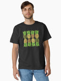 PINEAPPLES PATTERN Classic Shirt T Shirt Minimal Style
