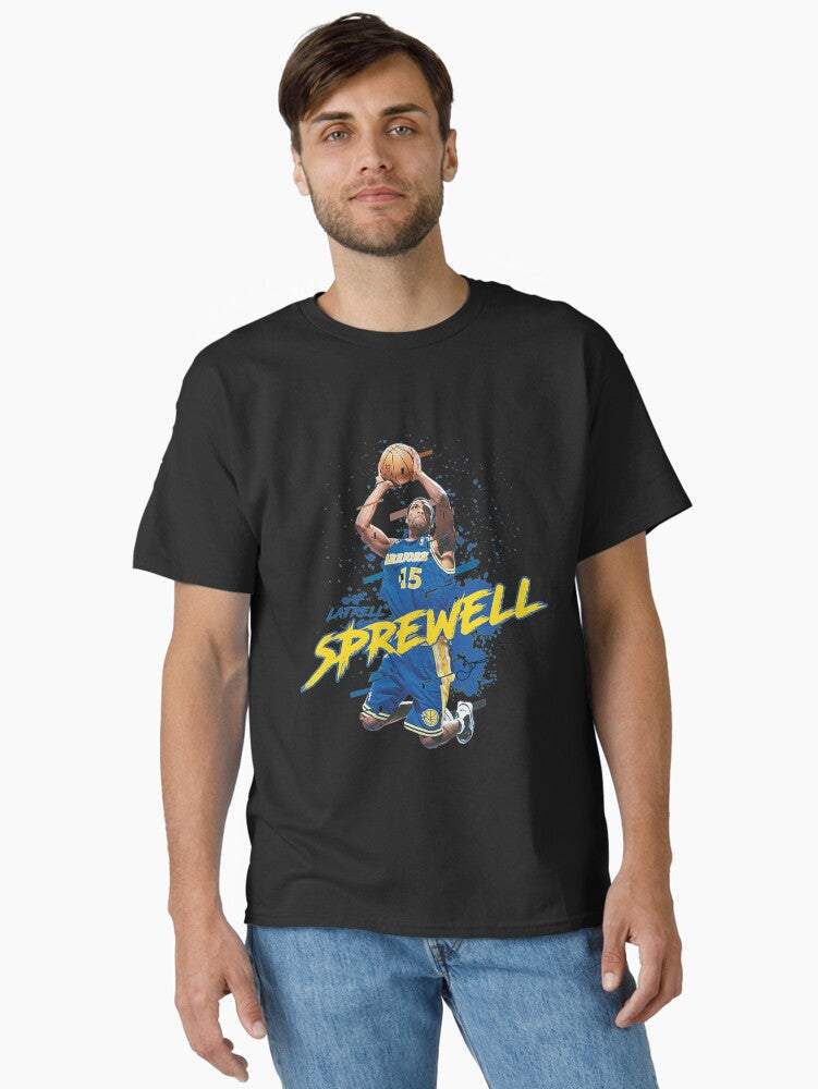 Latrell Sprewell Golden State Warriors Classic T-shirt | Premium Basketball Jersey | Fan Edition Apparel