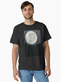the frezzing Moon in New York City Classic Shirt T Shirt Everyday Wear