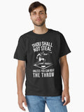 Thou Shall Not Steal Unless You Can Beat The Throw Baseball Classic T Shirt T Shirt Comfort Fit Fan Favorite