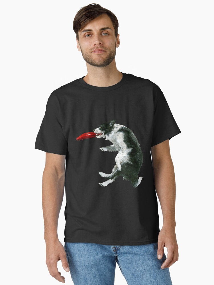 Border Collie Frisbee Sheepdog Print