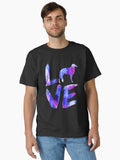 Silken Windhound Dog Love Watercolor Design