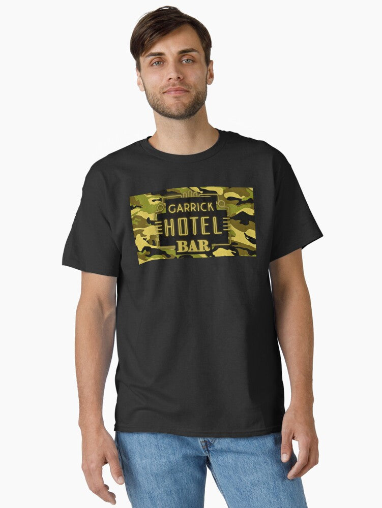 Garrick Hotel Apparel Camo Classic T Shirt T Shirt Aesthetic Fit Hot Search US