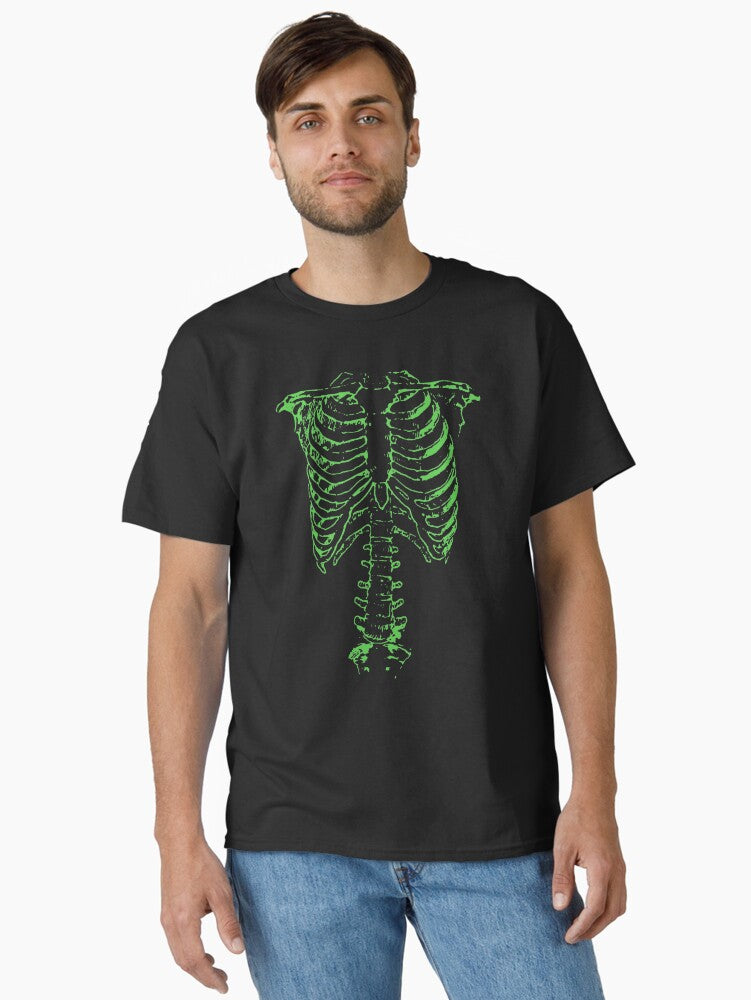 Green Ribcage Classic T Shirt T Shirt US Market