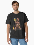 Bear Drinking Beer Camp Fire Woods Outdoor Grizzly Classic T Shirt T Shirt High Search Demand Best Seller Look