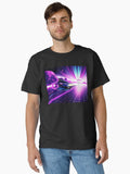 Comic Spaceship Classic T-Shirt | Premium Unisex T-Shirt, Trending Graphic Tee