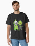 Grinch Spooky Cute Duo Parody Art Classic T Shirt T Shirt Holiday Trending Christmas Season Pick