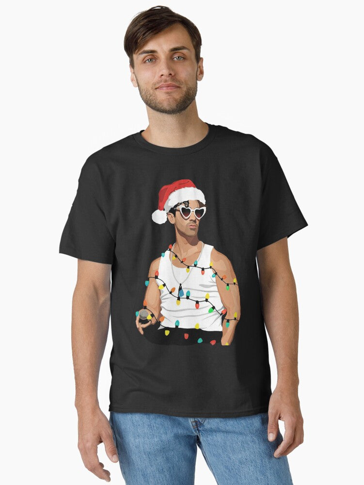 Joe Jonas Christmas Lights Classic T-Shirt Funny Holiday Concert Tee Classic T-Shirt T-Shirt | Aesthetic Graphic | Must-Have Style
