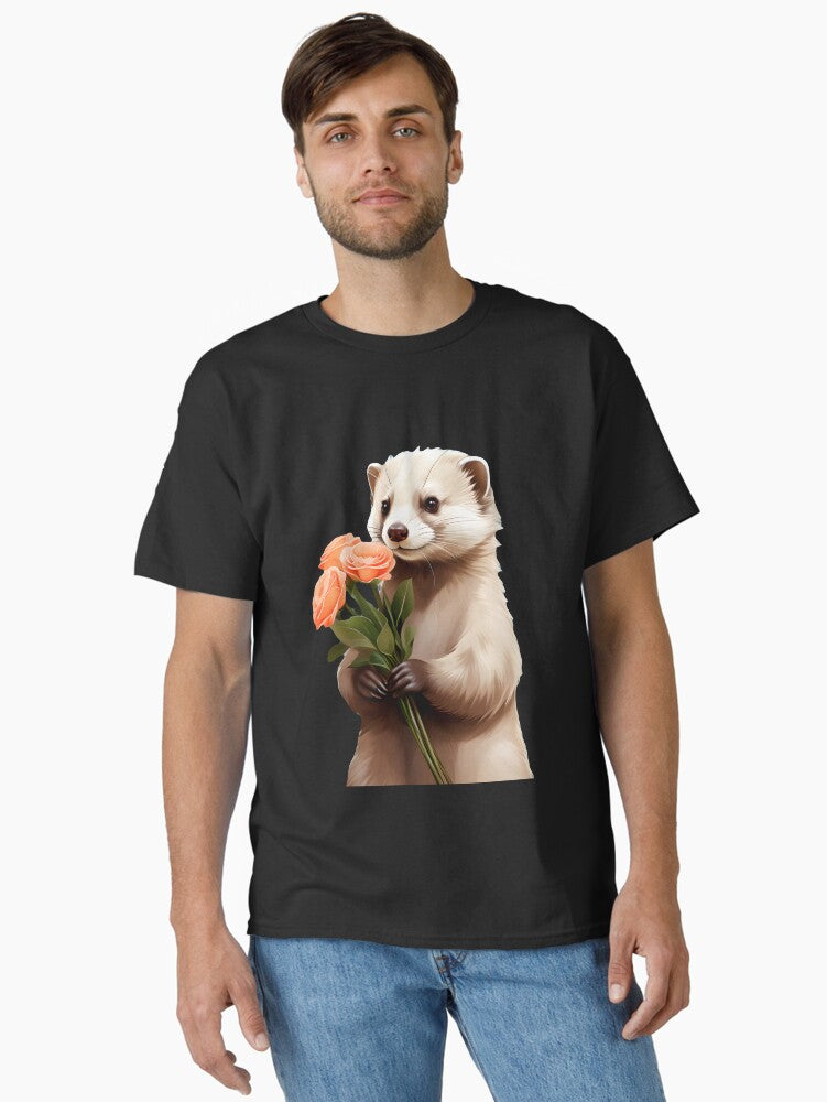 Ferret in love Classic Shirt T Shirt Gift Ready