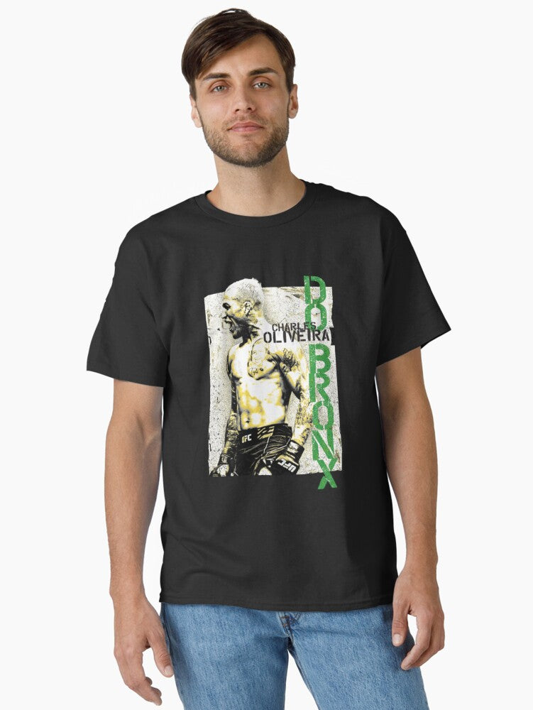 Official Ufc Charles Oliveira Do Bronx Warrior Classic T-shirt | Premium Basketball Jersey | Fan Edition Apparel