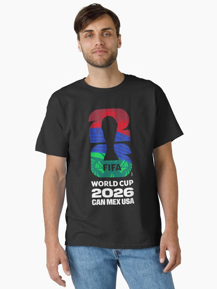 FIFA World Cup 2026: Host Country Logos and Flags Classic T-Shirt
