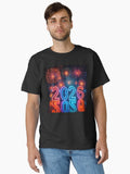 Neon Fireworks 2026 Cinematic New Year Celebration Art Classic T Shirt T Shirt Streetwear Style Daily Wear