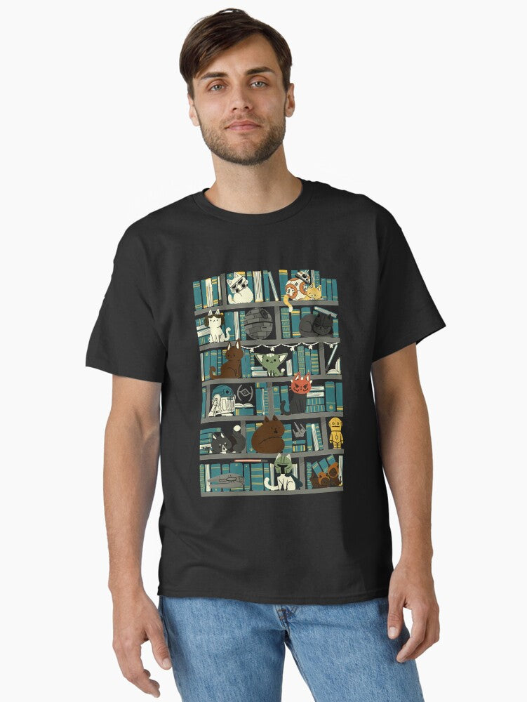 Library Kitten Wars Classic T Shirt T Shirt Viral US Style Top Rated Design