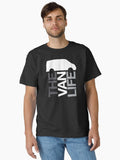 The Van Life Logo greyscale Classic T Shirt T Shirt Best Seller Look High CTR Pick
