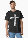 Drummer Vintage Cross Drumsticks In Jesus Name I Play Drum Classic Shirt T Shirt Minimal Style