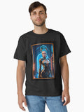 Neo-Baroque Portrait Of The Techkno Beauty Sessia Vescalla Mesmerizing AI Concept Art by Xzendor7 Classic T-Shirt | Premium Unisex T-Shirt, Trending Graphic Tee