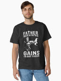 Father Forgive Me For These Gains Jesus Gym Classic Shirt T Shirt Premium Print