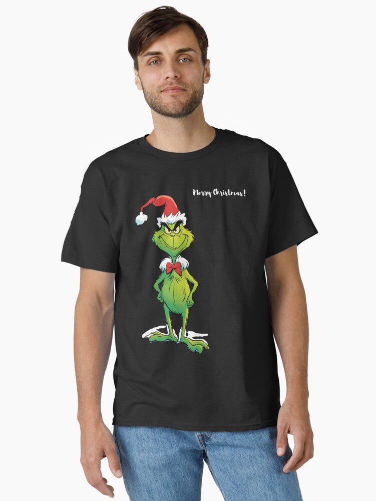Grinch Merry Christmas Funny Holiday Character Art Classic T Shirt T Shirt Holiday Trending Christmas Season Pick