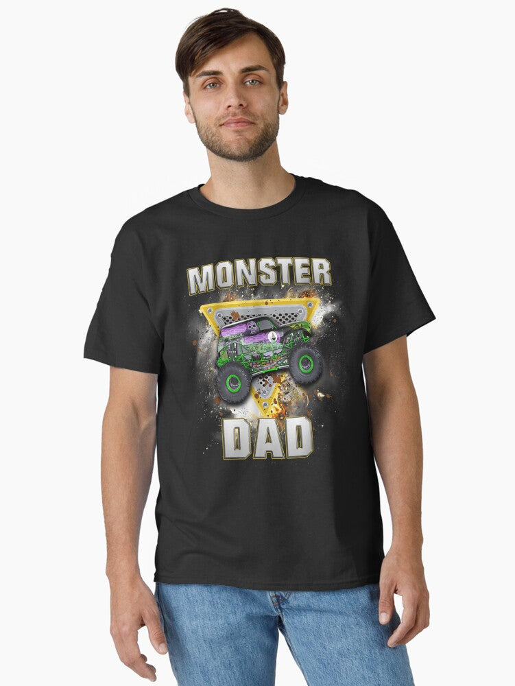 Monster Truck Dad Monster Truck Are My Jam Truck Lovers Classic Shirt T Shirt Gift Ready