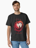 I love my valentine Valentine day Classic Shirt T Shirt Clean Design