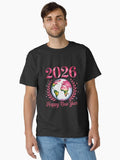 Happy New Year 2026 Classic T Shirt T Shirt Streetwear Style New Year Trend
