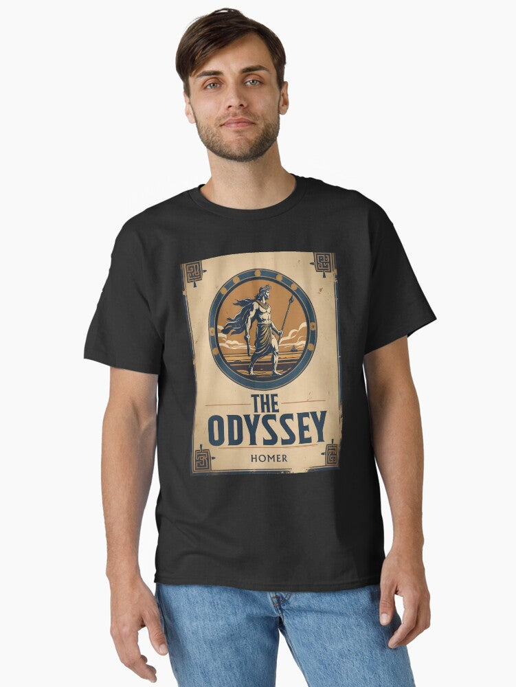 A Vintage Poster of The Odyssey Homer Classic T Shirt T Shirt Viral TikTok Modern Aesthetic