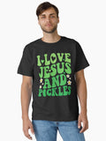 I Love Jesus And Pickles Funny Jesus And Pickles Big Dill Classic Shirt T Shirt Minimal Style