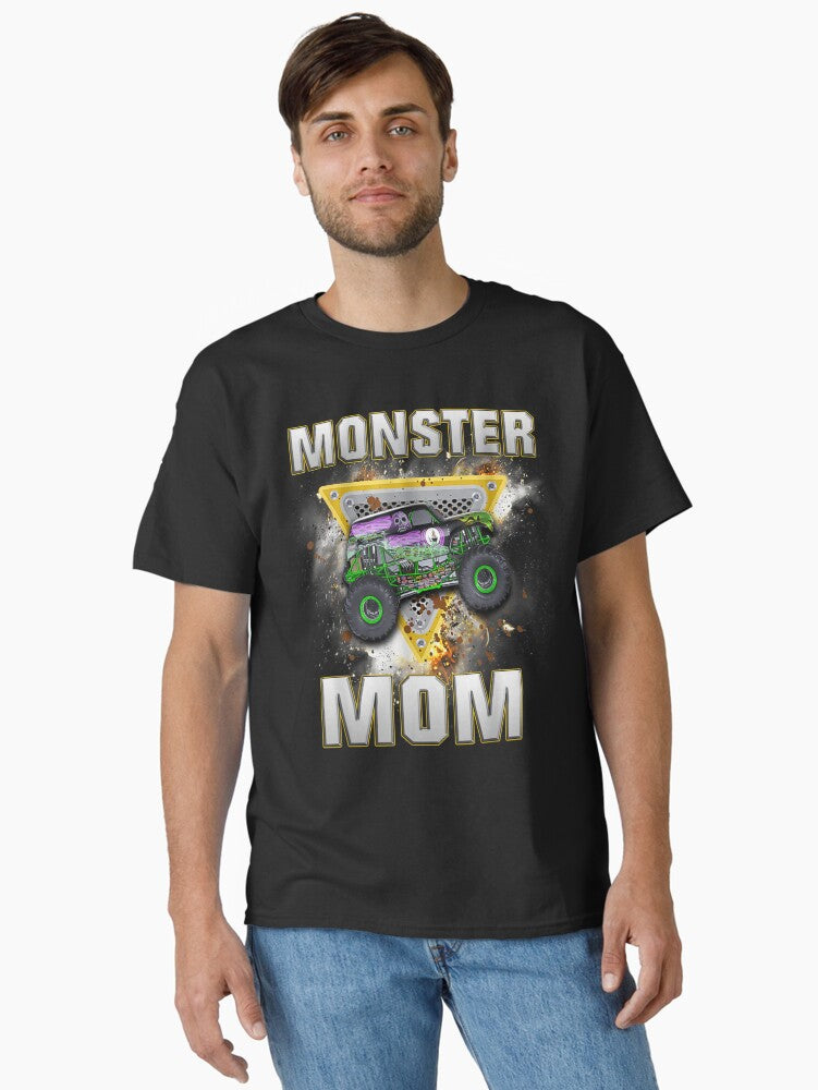 Monster Truck Mom Monster Truck Are My Jam Truck Lovers Classic Shirt T Shirt Premium Print