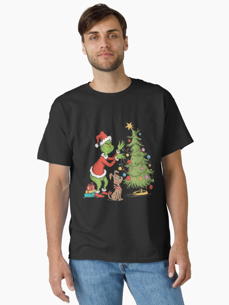 Retro Grinch Christmas Tree Vintage Grinch And Friends Holiday Classic T Shirt T Shirt Holiday Trending Christmas Season