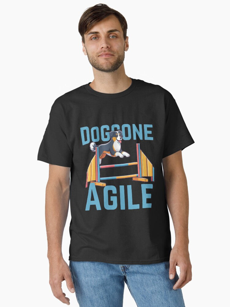 Doggone Agile Mens Womens Funny Dog Agility